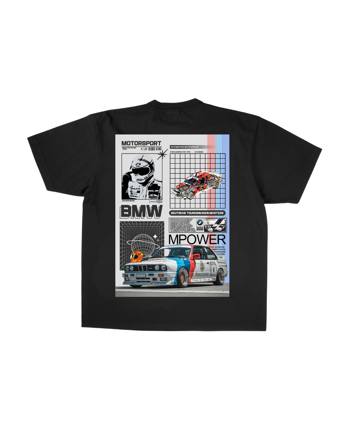 BMW E30 M SPORT RETRO T-SHIRT