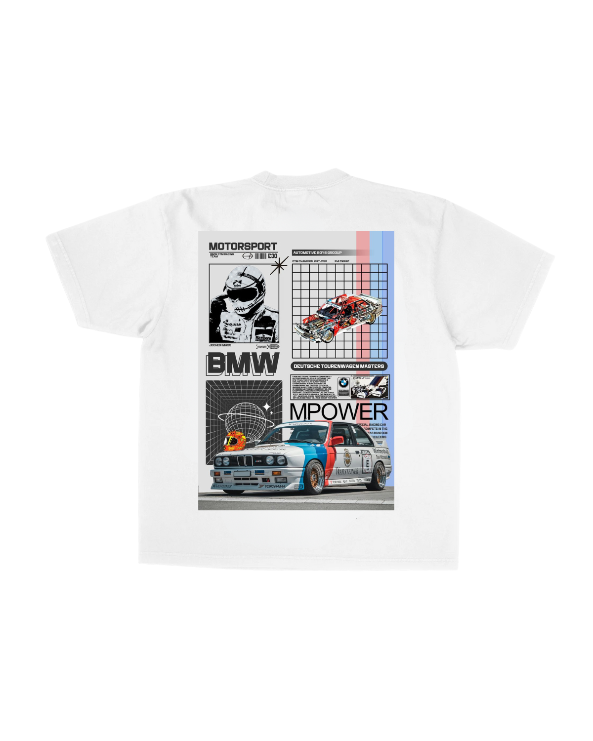 BMW E30 M SPORT RETRO T-SHIRT