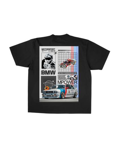 BMW E30 M SPORT RETRO  T-SHIRT