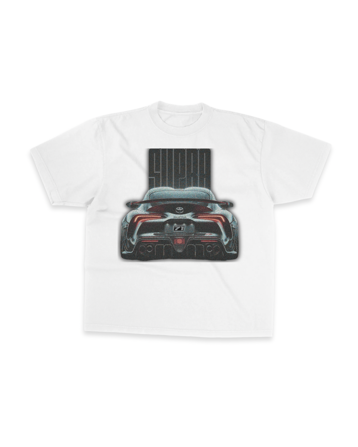 GR Supra graphic on white T-shirt 