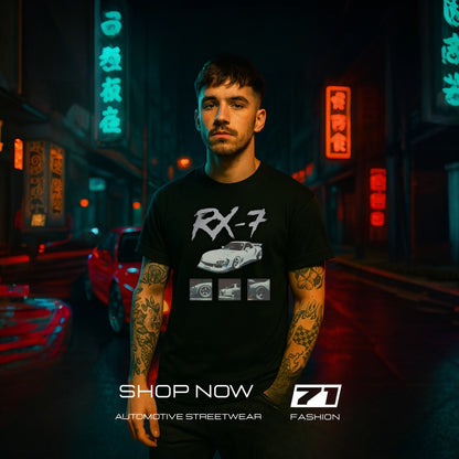 Distorted rx7 Tee